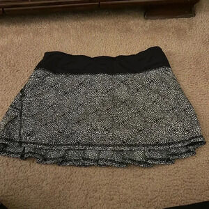 lululemon athletica Black and White Skort